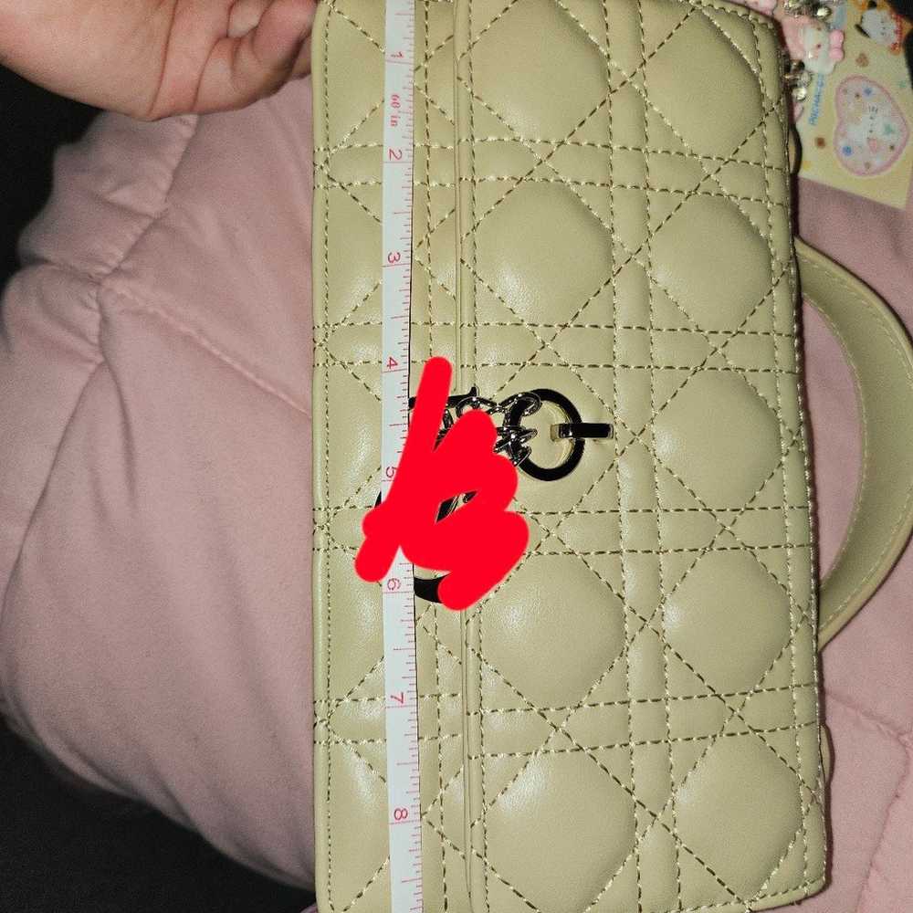 Quilted Beige Bag - image 4