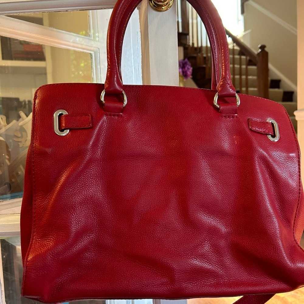 Michael Kors Red Leather Bag large - image 4