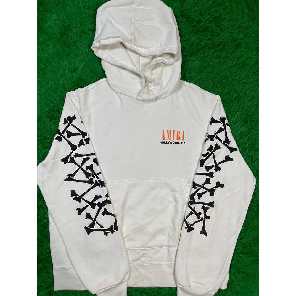 Amiri Amiri Bone Hoodie White Medium Used - image 1