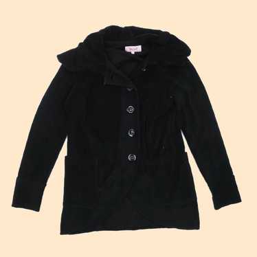 Vintage Luxurious Black Jacket for Women in Size S