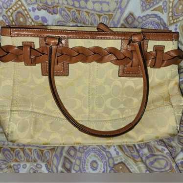 Coach Hampton Signature Satchel