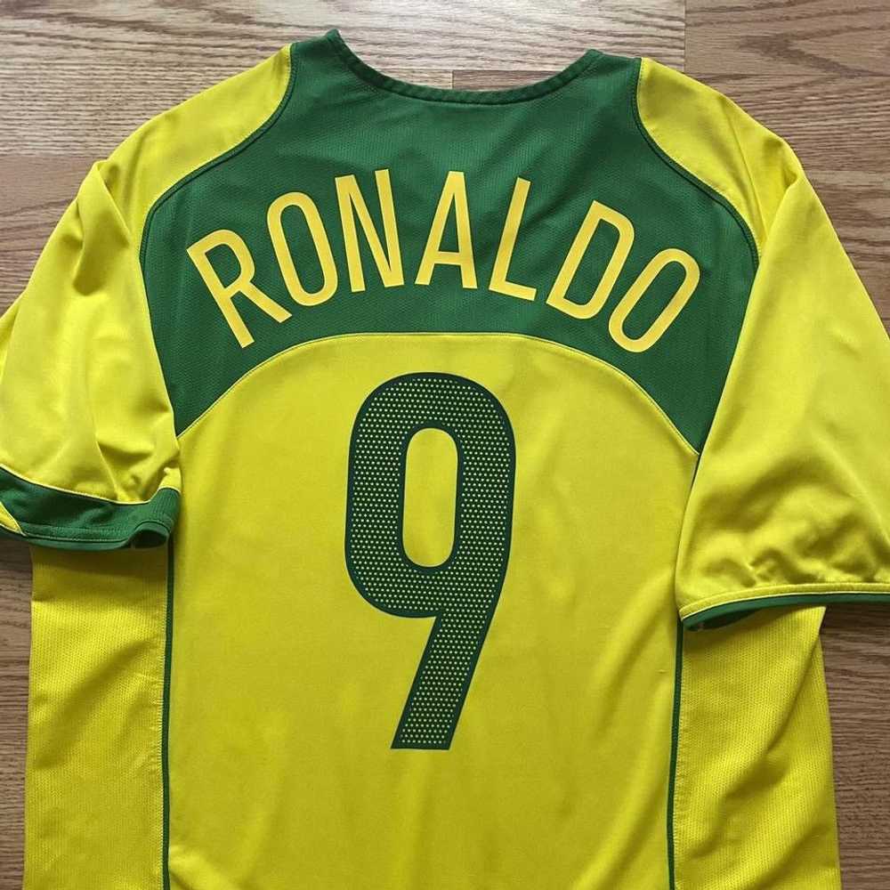 Nike Brazil Ronaldo Nazario 2004 05 home jersey - image 6