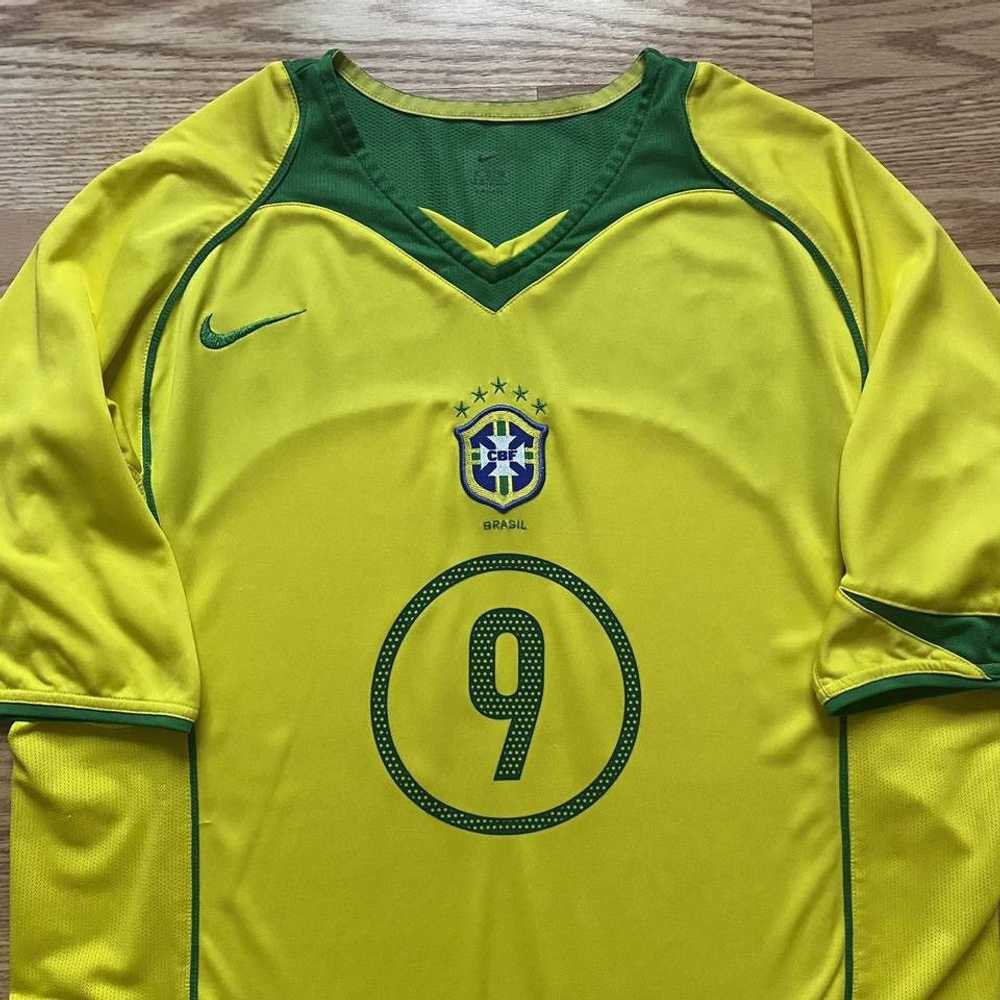 Nike Brazil Ronaldo Nazario 2004 05 home jersey - image 7