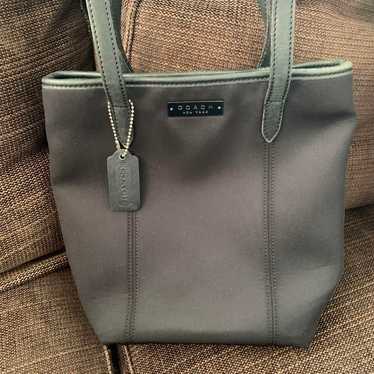 Coach Old Coach Bag Tote Shoulder Black Black Shou