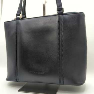 High-quality ✨ Burberry Handbag Leather Navy