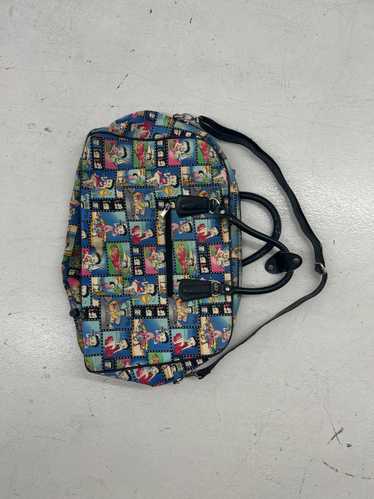 Designer Vintage Betty Boop Multi-Pattern Duffle B