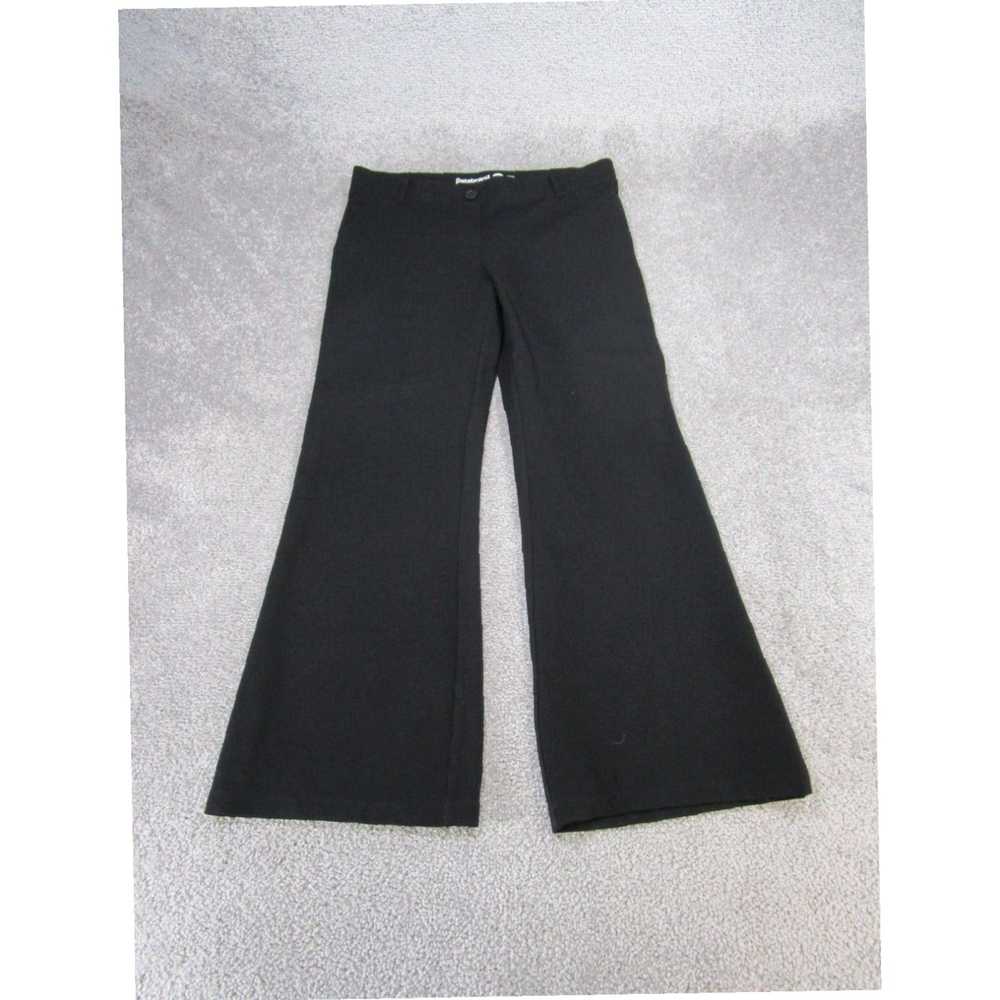 Vintage Women's Petite Size Medium Black Ponte St… - image 1