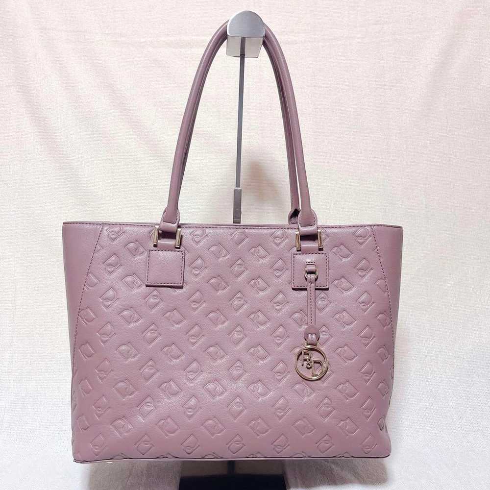 【Rare】PINKY&DIANNE Croissant Tote Bag Pink - image 7