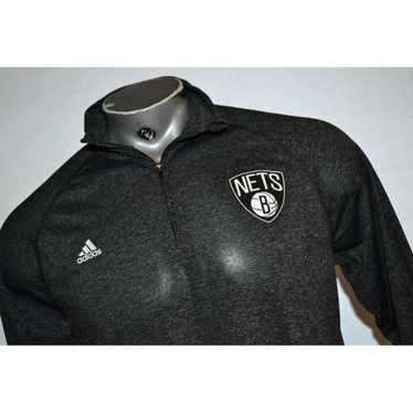 Adidas Brooklyn Nets Gray Pullover Basketball Shi… - image 1