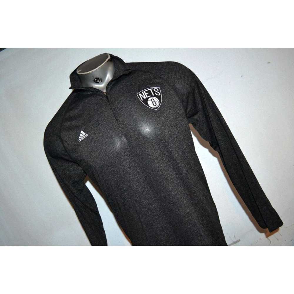 Adidas Brooklyn Nets Gray Pullover Basketball Shi… - image 3