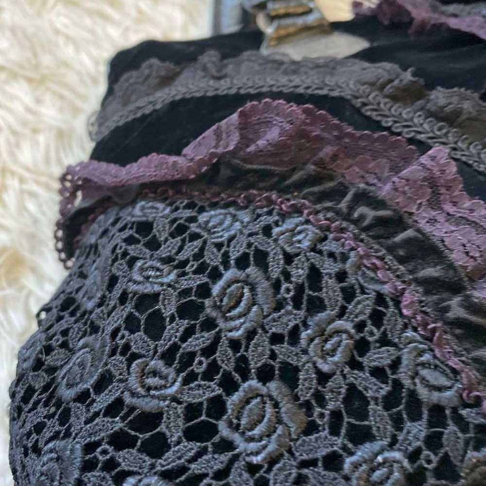 petit you Lolita classical lace velvet back - image 7