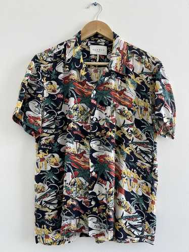 Hawaiian Shirt × Sandro Sandro Paris Hawaiian shir