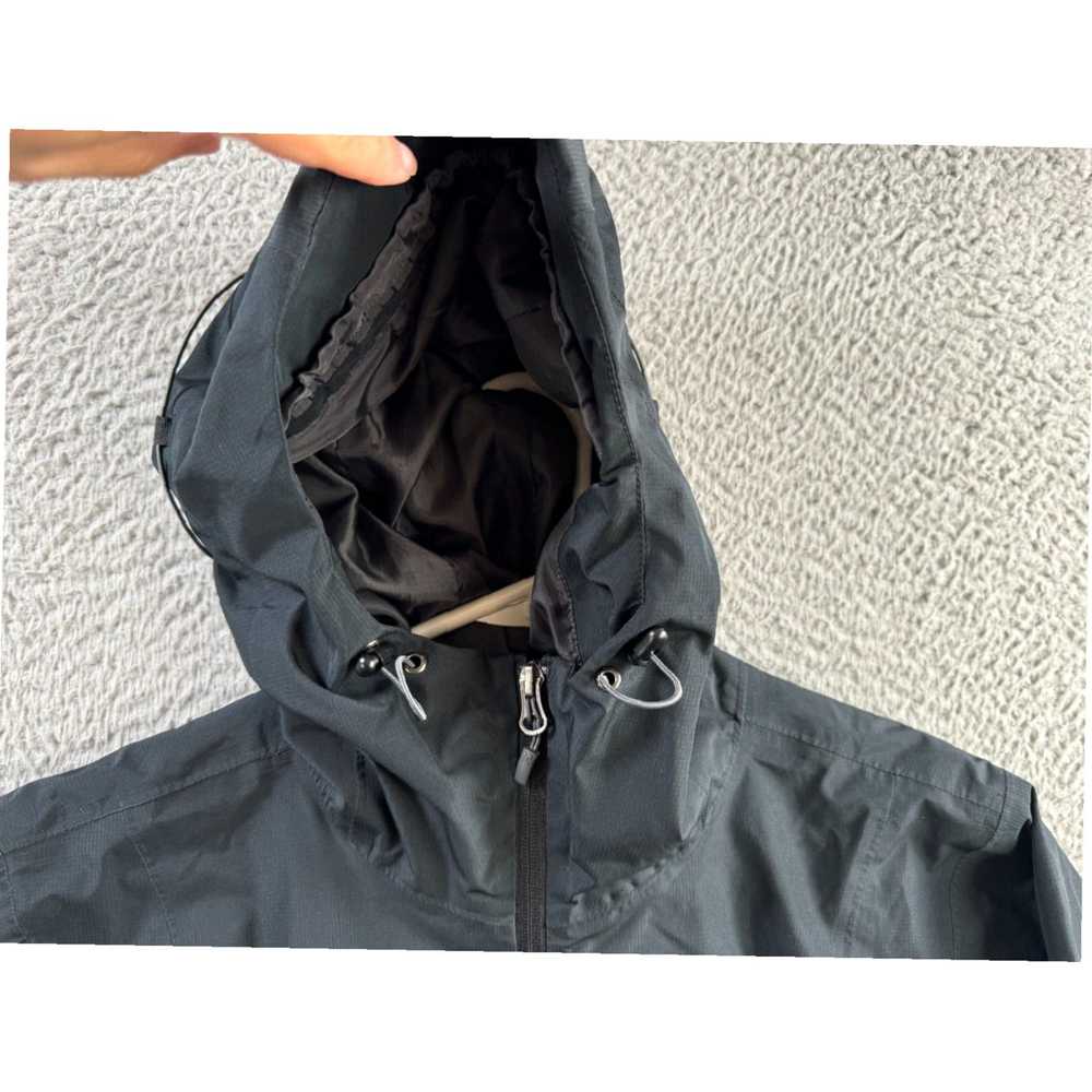 Vintage Womens Black Husk Medium Full Zip Rain Ja… - image 2