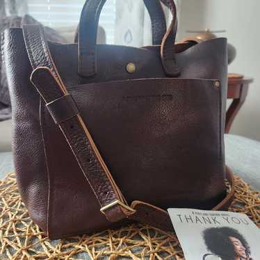 Portland leather goods mini tote