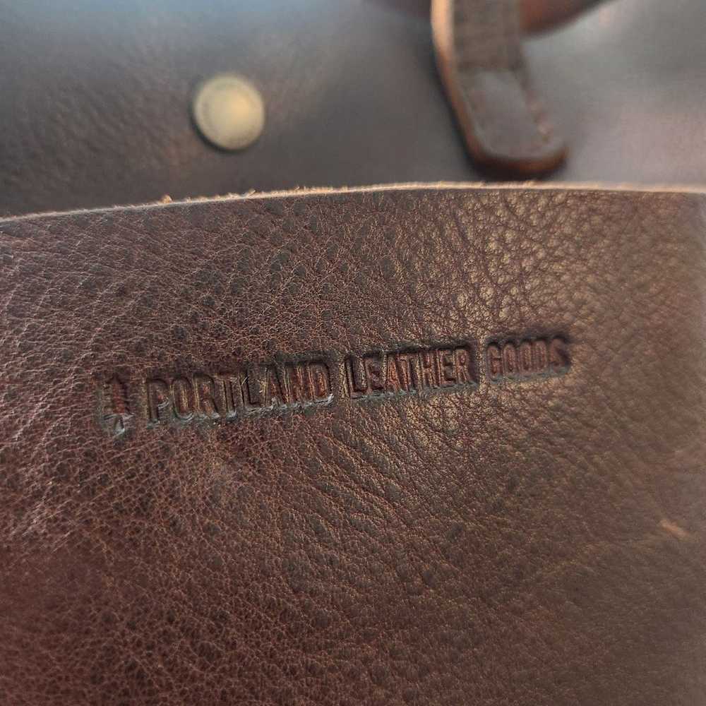 Portland leather goods mini tote - image 2