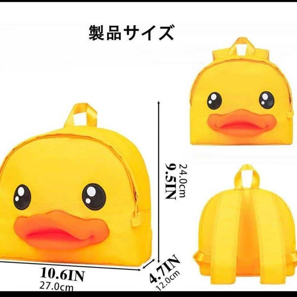 Yellow Rubber Duck Backpack 3D Duckling Chick Bac… - image 3