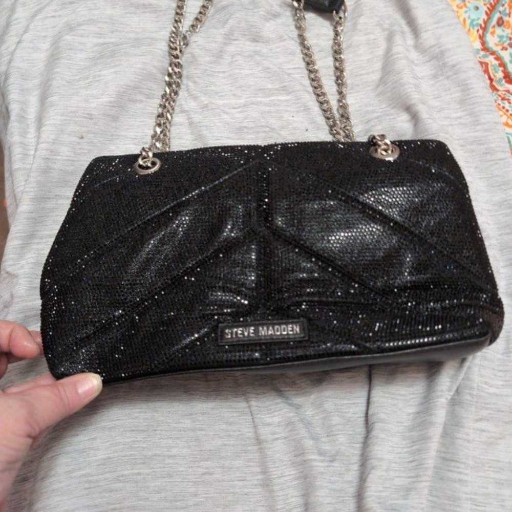 Steve Madden black purse - image 2