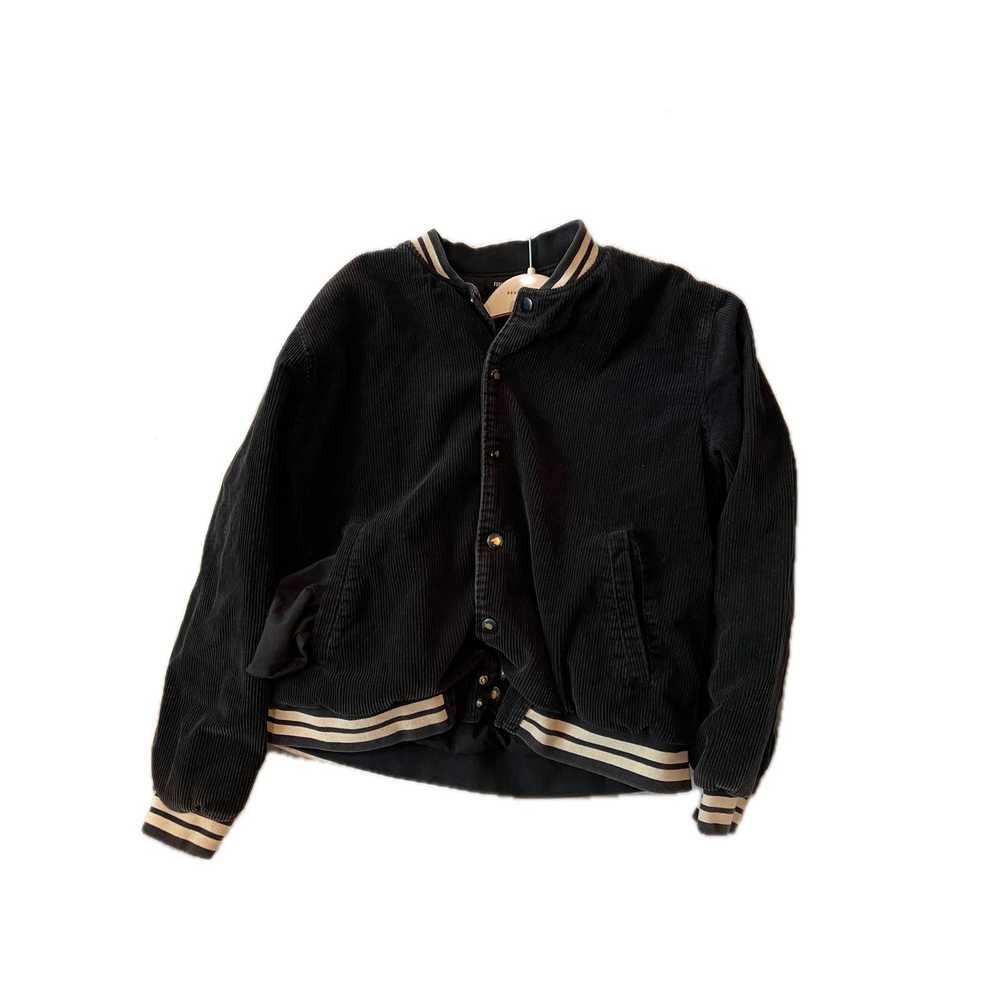 Forever 21 Forever 21 Corduroy Black Bomber Jacke… - image 1