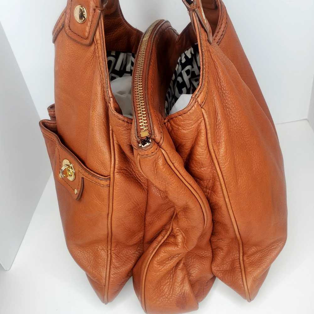 Vtg Marc by Marc Jacobs Cognac Camel  Brown Soft … - image 4