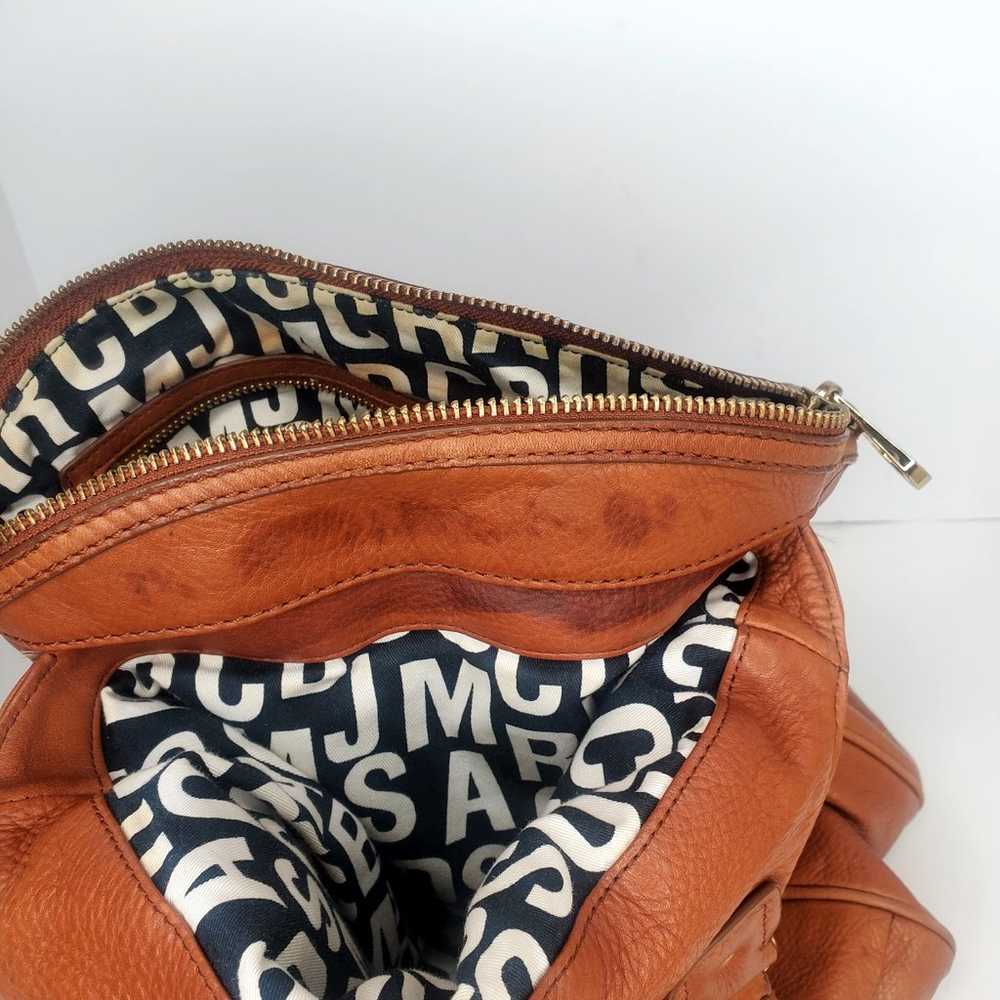 Vtg Marc by Marc Jacobs Cognac Camel  Brown Soft … - image 6