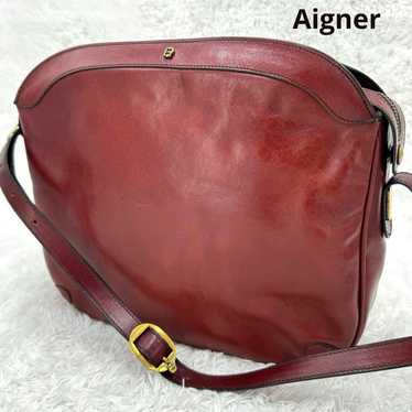 Rare Etienne Aigner leather shoulder bag Bordeaux 