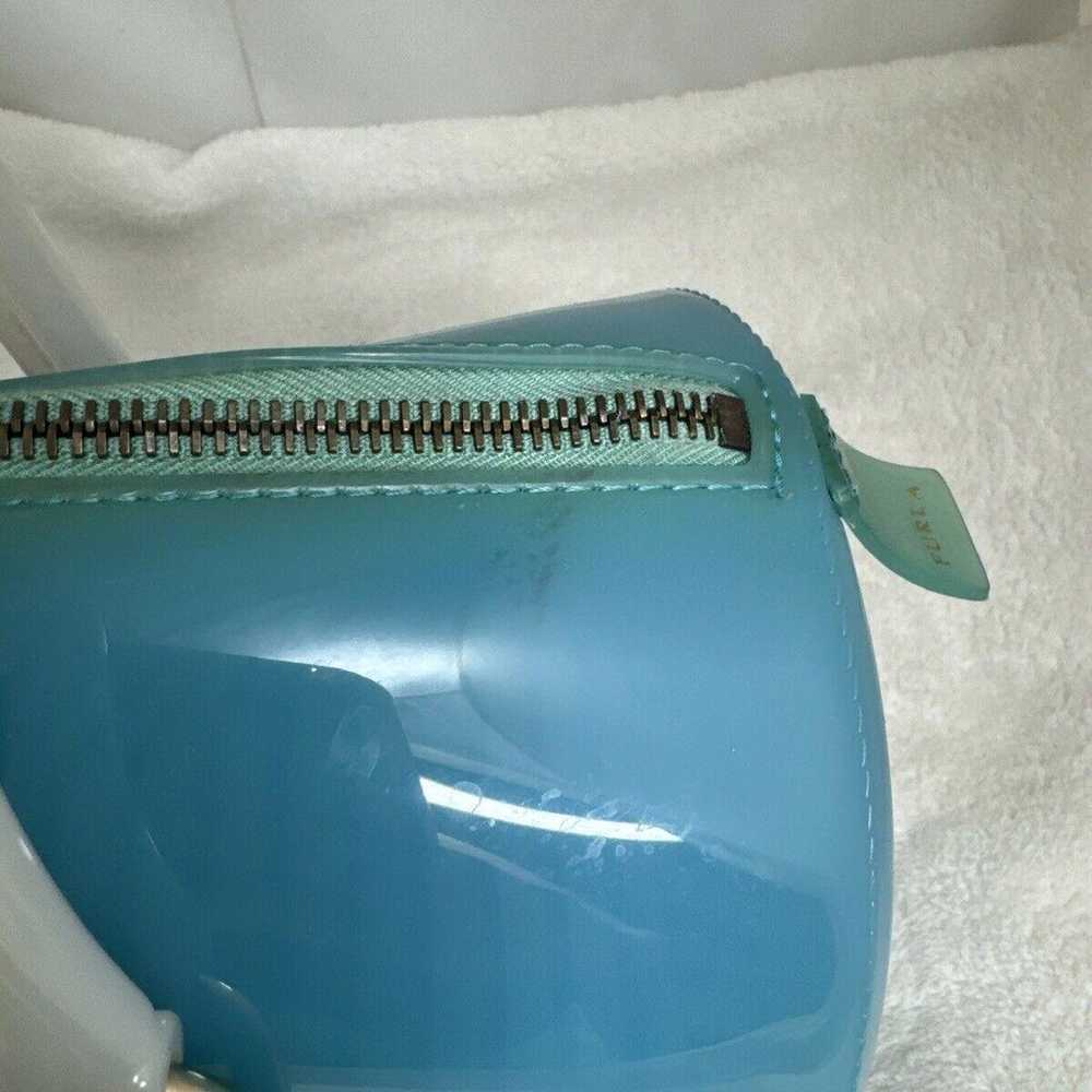 Furla Blue Jelly Handbag - image 2