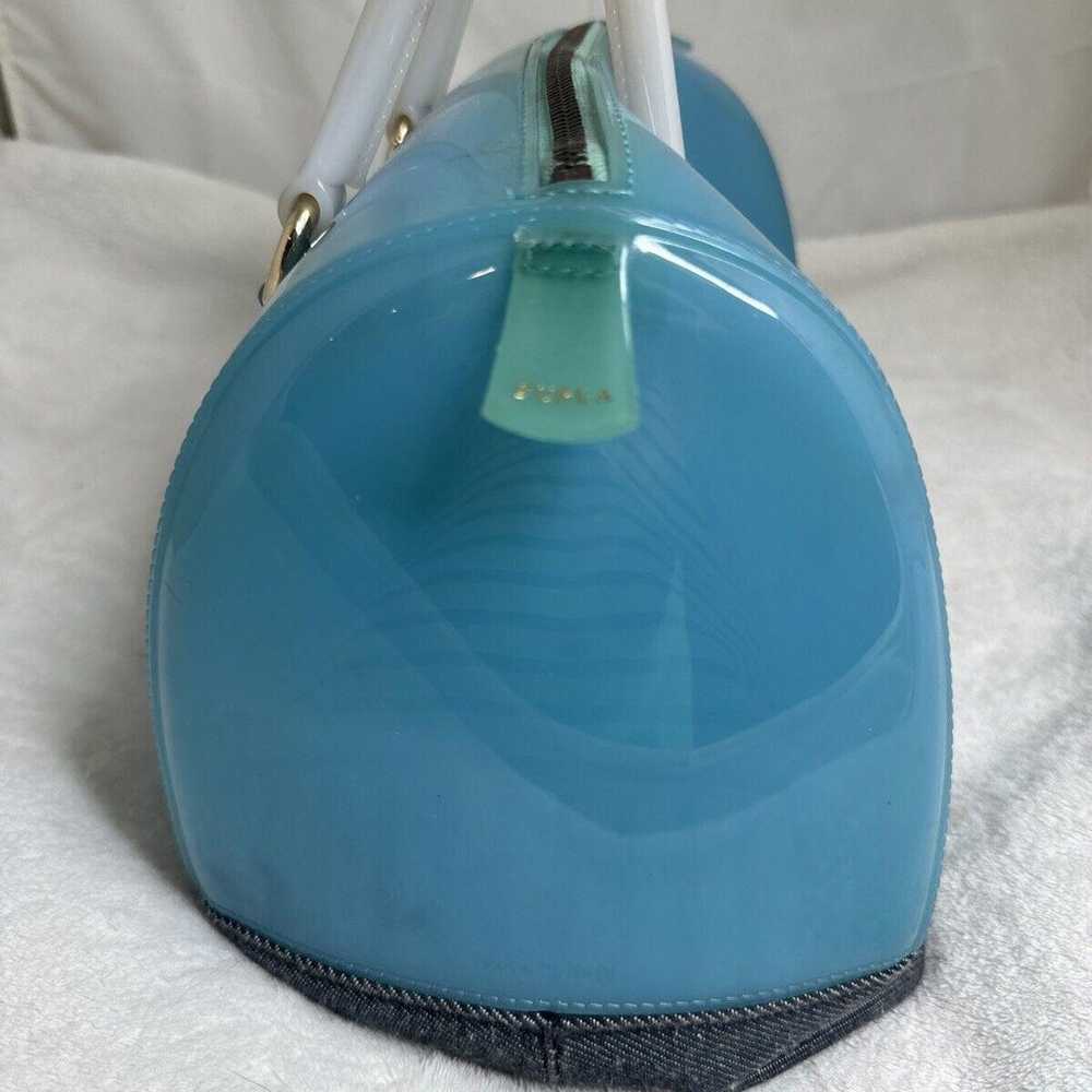 Furla Blue Jelly Handbag - image 5