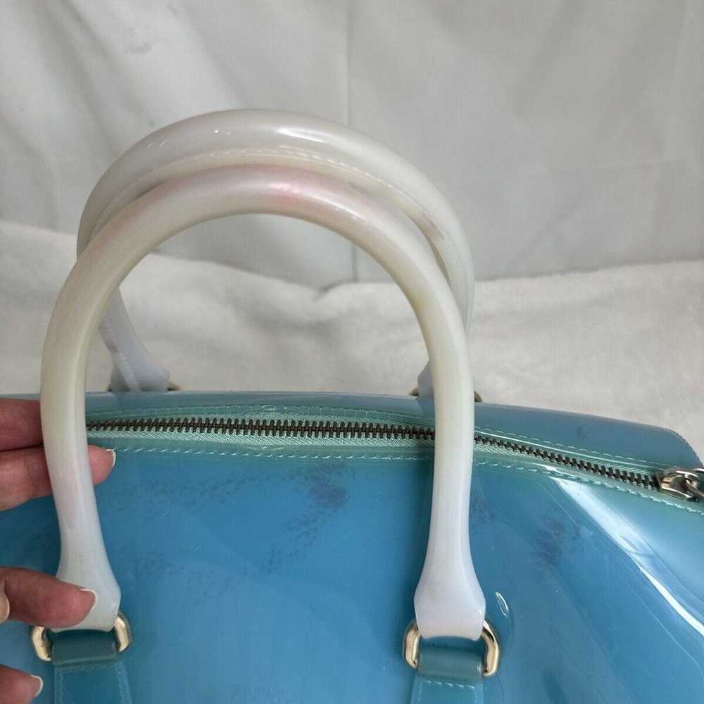 Furla Blue Jelly Handbag - image 8