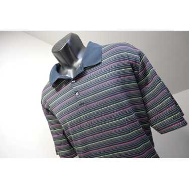 Nike Golf Enthusiasts Favorite Dri Fit Striped Sh… - image 1