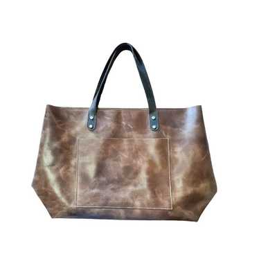 Women's Large Indian Leather Tote Shoulder Bag La… - image 1