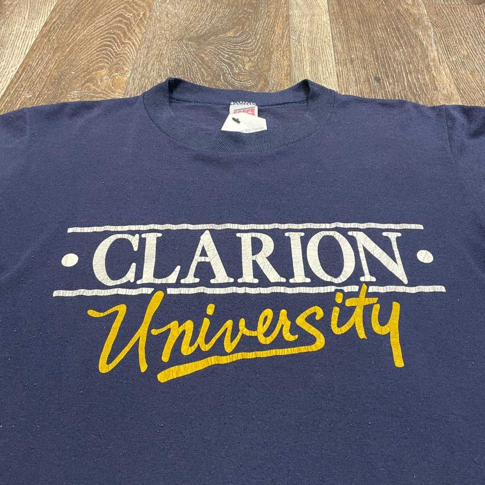 Vintage M - Vintage 90s Clarion University T - image 3