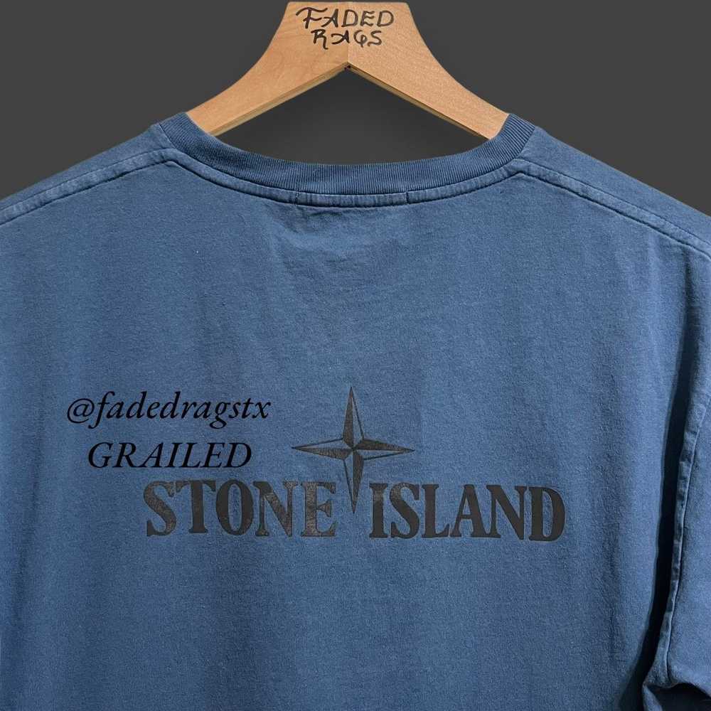 Stone Island Stone Island Reflective Logo Tee - image 3