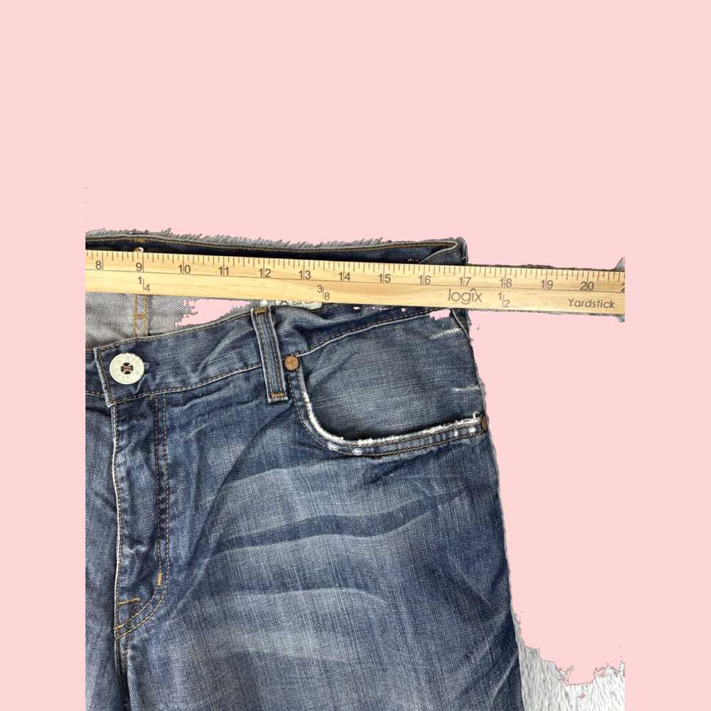 Vintage Authentic Blue Bootcut Cotton Denim Pants… - image 4