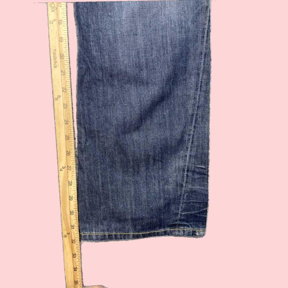 Vintage Authentic Blue Bootcut Cotton Denim Pants… - image 6