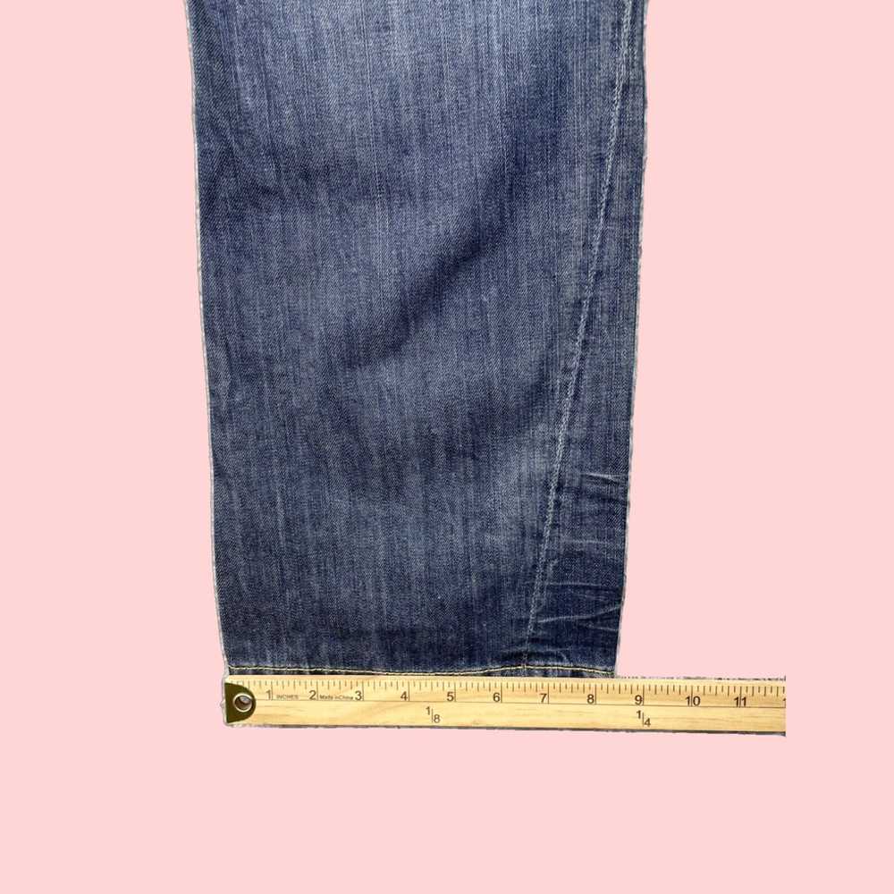 Vintage Authentic Blue Bootcut Cotton Denim Pants… - image 7