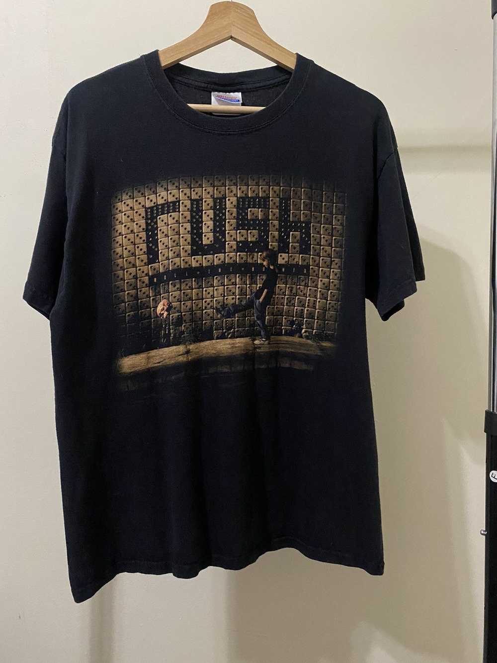 Band Tees × Vintage Vintage Y2K Rush Band Black t… - image 2