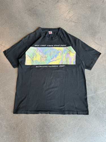 Vintage 90s West Coast Art T-Shirt Black