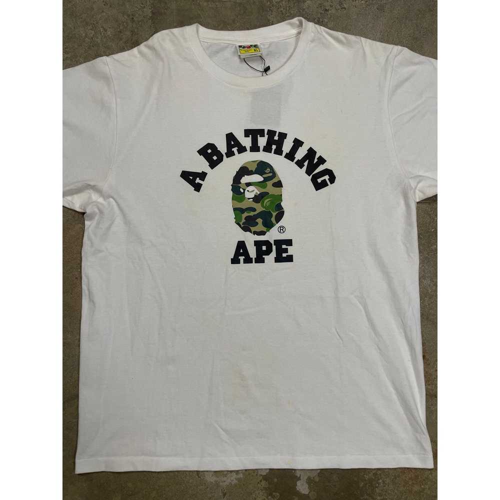 Bape BAPE Tee White Camo Used XL - image 1