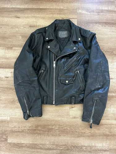 Streetwear × Vintage Vintage leather biker jacket