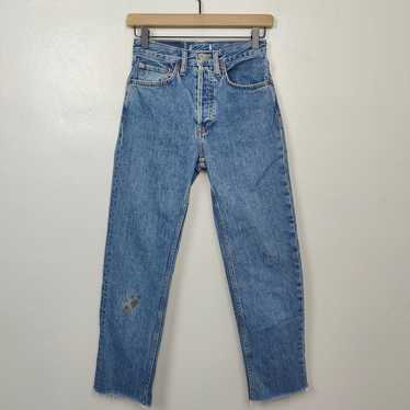 RE/DONE Re/Done Originals 70s Stove Pipe Jeans Wom