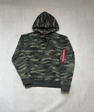 Alpha Industries Hoodie Alpha Industries camo moro