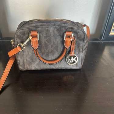 Michael Kors monogram mini crossbody