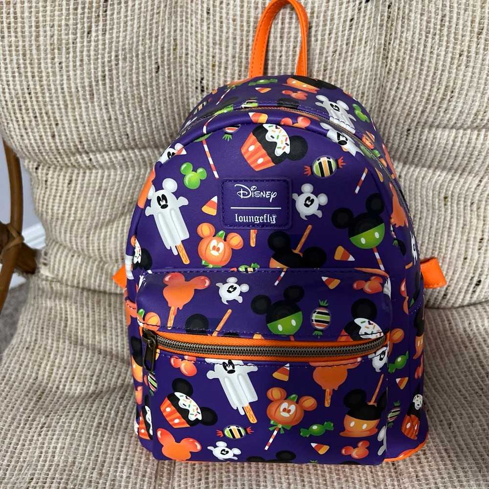 Disney halloween treats Loungefly backpack - image 4