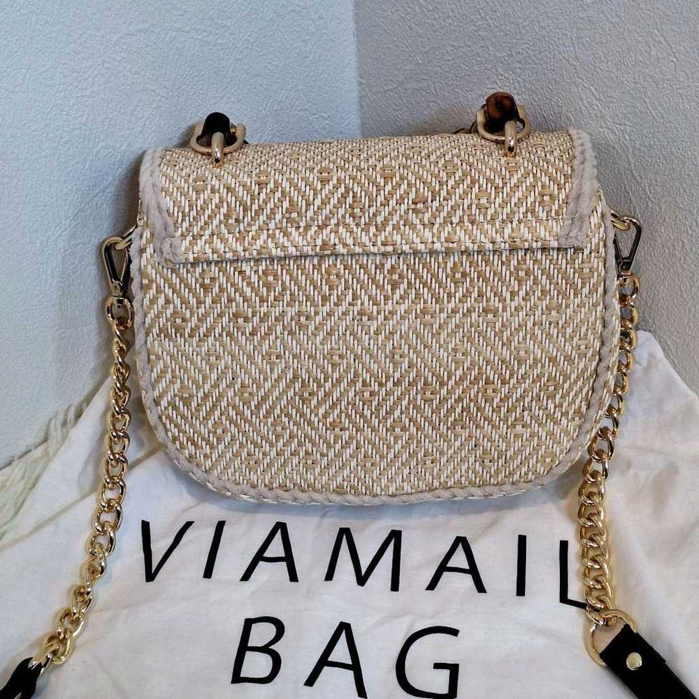 VIAMAIL BAG 2way Shoulder Bag Handbag Bamboo Hard… - image 2