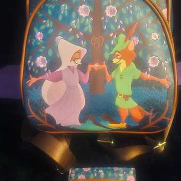 Loungefly Robin hood Disney backpack bag set - image 1