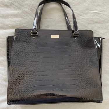 Kate Spade Elissa Bristol Drive hotsell Croc Gray Tote