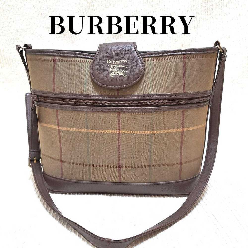 BURBERRY shoulder bag, vintage bag, Nova check pa… - image 1