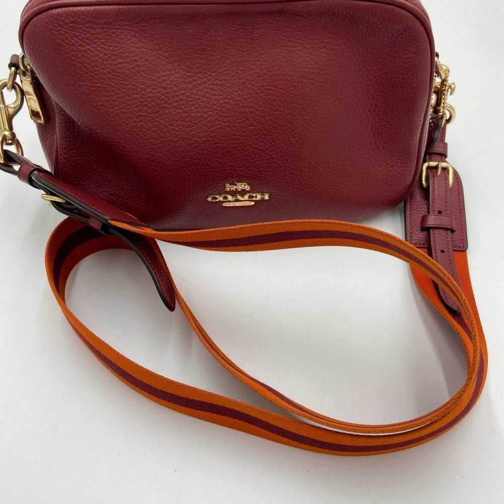 COACH Coach C5805 Logo Shoulder Bag Red Camera Bag - image 3