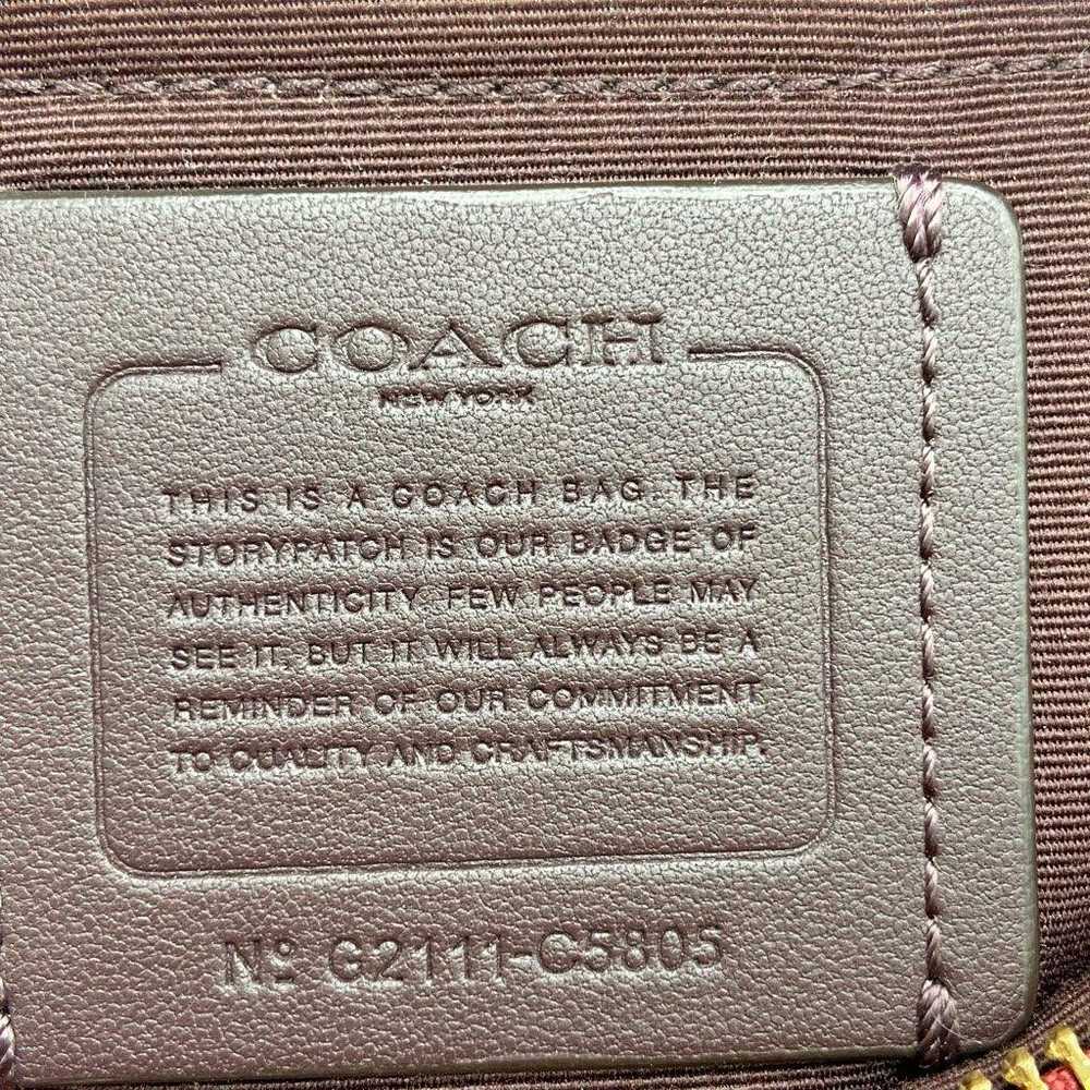 COACH Coach C5805 Logo Shoulder Bag Red Camera Bag - image 7