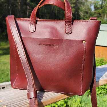 portland leather goods mini crossbody in Cognac - image 1